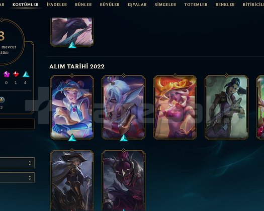 EUW Unranked | 8 Kostüm - 42 Hero | LoL