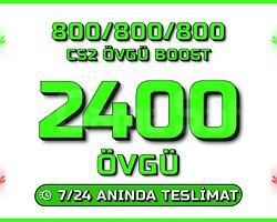YEŞİL FAKTÖR ! CS2 2400 ÖVGÜ ! ANINDA TESLİM