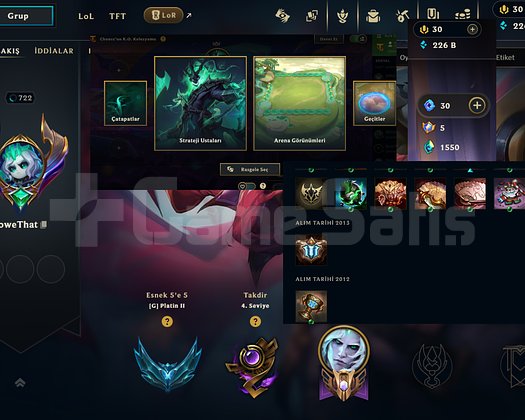 LOL 722 LVL 353 KOSTÜM MAİL DEGİSEN