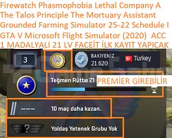 1 MADALYALI 21 LV FACEİT GTA V Microsoft Flight Si