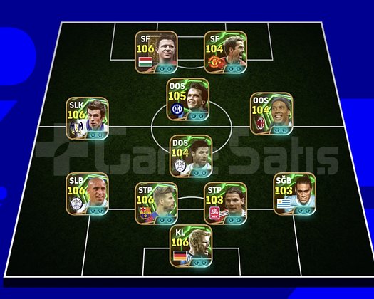Kg 3230 3 BOMBACI+PUSKAS+BALE+PİQUE+RONALDİNHO
