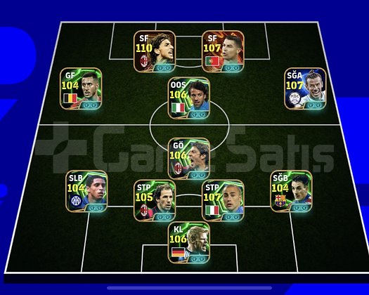 KG 3260 3 BOMBACI+DELPİERO+RONALDO+BALE+HAZARD