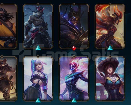 LEAGUE OF LEGENDS 96 KOSTÜMLÜ MAİNLİK HESAP