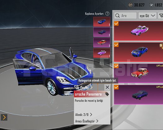 4 MUMYA / 3 SPOR CAR / 1 DROP / 73 YÜKSELTİLEBİLİR