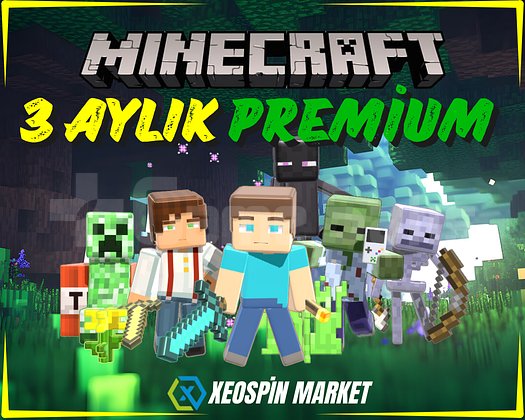 Minecraft 3 Aylık Premium|Anında Teslim + Garanti