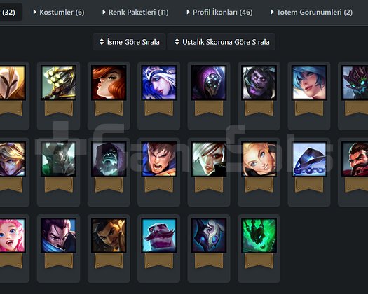 |TR - MASTER | 6 SKİN &40K MAVİ ÖZ | HANDMADE ACC