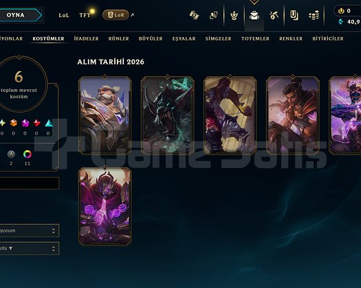 |TR - MASTER | 6 SKİN &40K MAVİ ÖZ | HANDMADE ACC