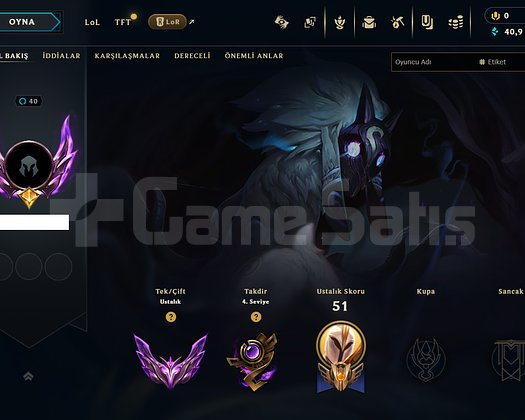 |TR - MASTER | 6 SKİN &40K MAVİ ÖZ | HANDMADE ACC