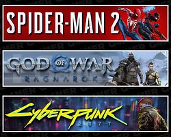 Spider-Man 2 + Ragnarök + Cyberpunk 2077