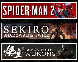 Spider-Man 2 + Sekiro + Black Myth Wukong