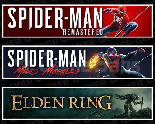 SpiderMan RE + Miles + Elden Ring