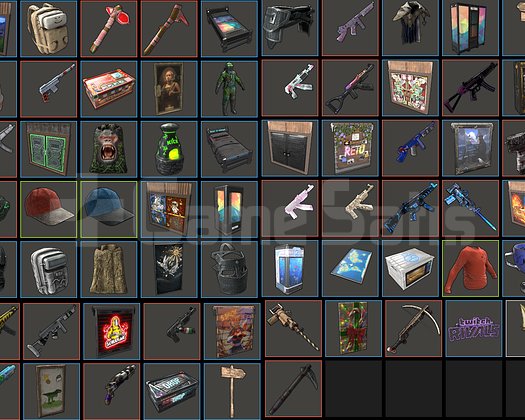 RUST 1.885 SAATLİ 67 SKİNLİ ÖZEL NADİR HESAP MAİLL
