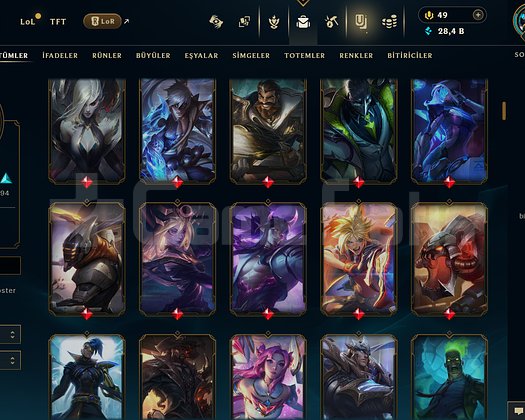 TR + 479 LVL + 197 KOSTÜM +169 HERO +28K ÖZ+ MAİL!