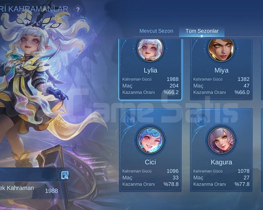 Selena luckybox lylia main hesap pazarlık olur