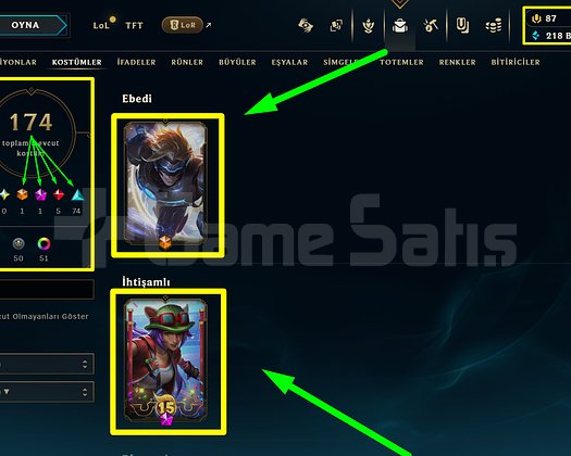 471 LVL + 174 KOSTÜM + 172 HERO + ELMAS 3 + MAİL!