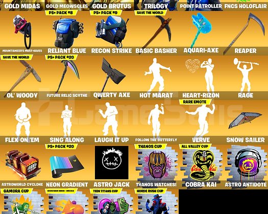 Fortnite OG + TRYHARD Ömürlük Mailli Hesap VPAPEL