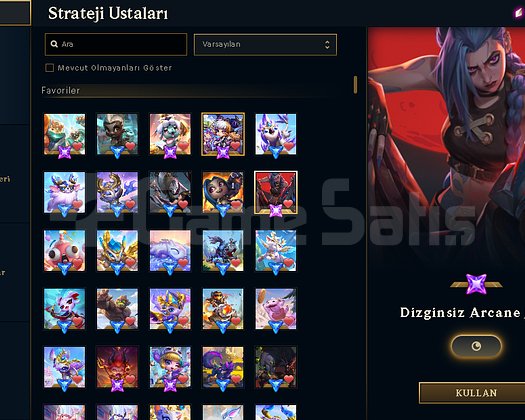 61 Efsanevi Dolu Tft Özel Chibili 530 Skin Vip