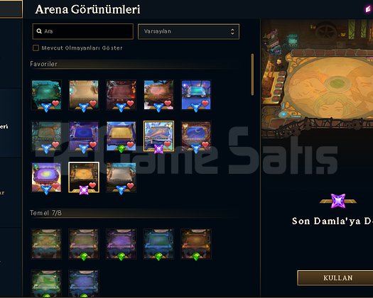 61 Efsanevi Dolu Tft Özel Chibili 530 Skin Vip