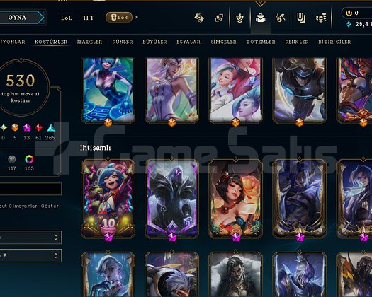 61 Efsanevi Dolu Tft Özel Chibili 530 Skin Vip
