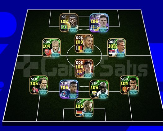 KG 3250 2 BOMBACI+BERGKAMP+HAZARD+PELE+THURAM