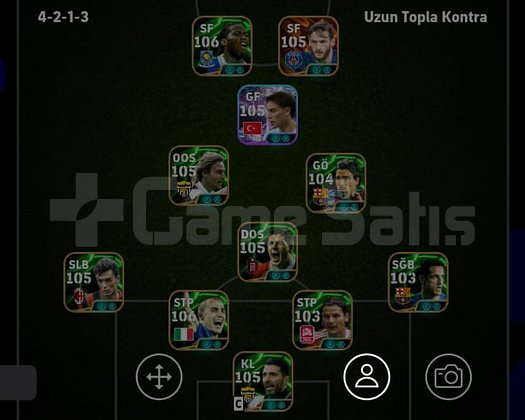 KG3230 3 BOMBACI 106 DROGBA 105 NEDVED