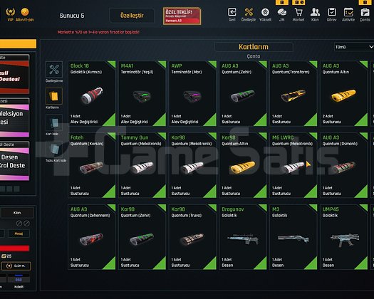 6 aug quantum +4 5 kar98 quantum 290k zpli hesap