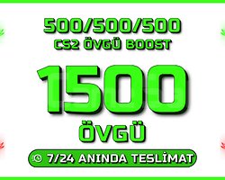 YEŞİL FAKTÖR ! CS2 1500 ÖVGÜ ! ANINDA TESLİM