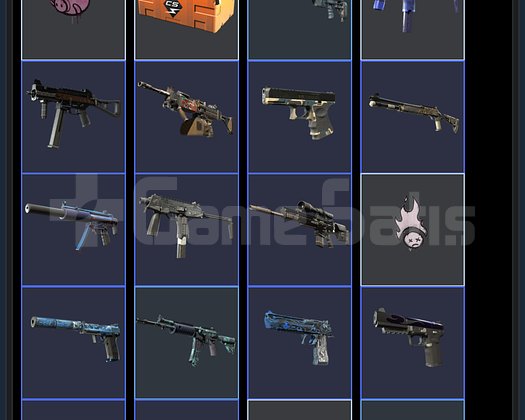Uyguna prime cs 2 skin var seviye 5 Steam hesabı