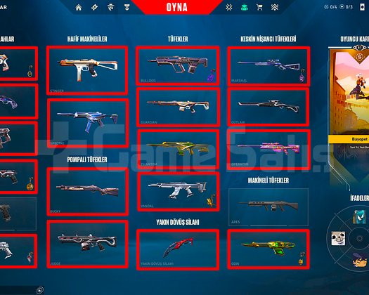 81 SEVİYE + KURONAMI+ 3 VANDAL +2 BIÇAK + ANOMALİ!