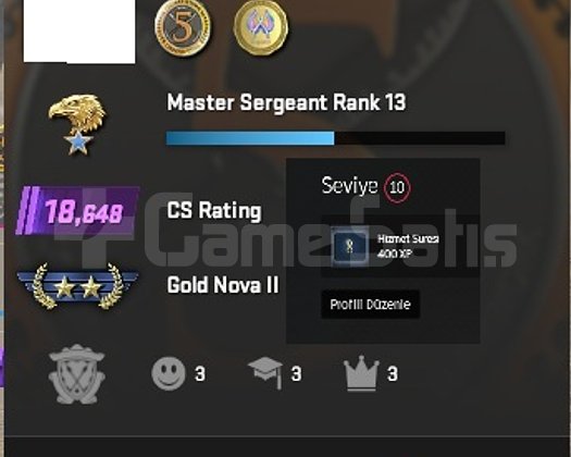 18K PREMIER 8 YILLIK STEAM 10 LEVEL