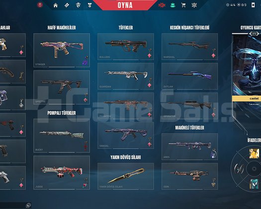 Dolu Hesap Her Silahta Skin Garanti Var