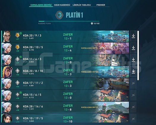 TR PLAT 1 HESAP
