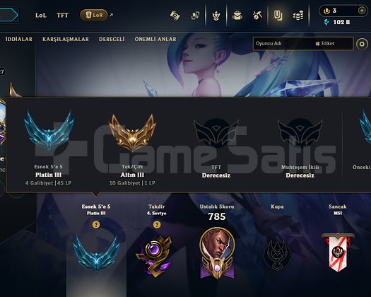 TR SEZON GOLD BİTİRİLMİŞ EN SON MAÇ NİSAN AYINDA