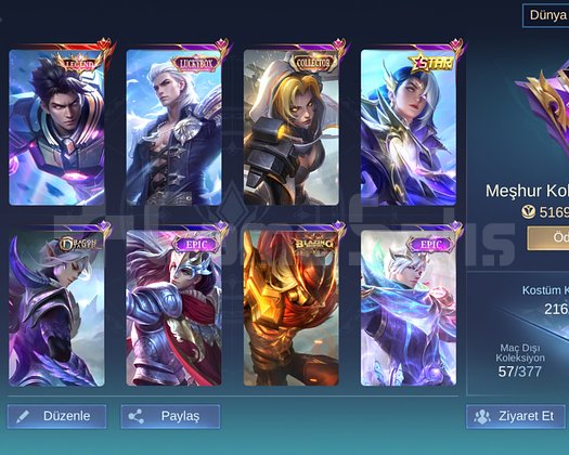 Mobile Legends Hesap Satılık