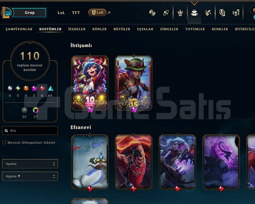 FULL+FULL VALO VE LOL HESABI