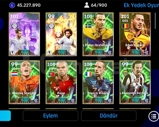 EFOOTBALL MOBİLE YAYINCI HESABI GİBİ