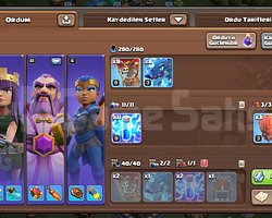 CLASH OF CLANS BLD 13 SV. HESAP