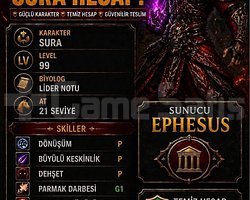 ROYALE ONLİNE EPHESUS SÜRGÜNLÜK 99 LV SURA
