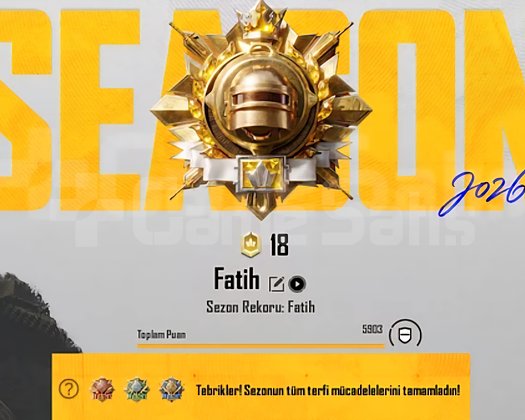 2 GÜNDE  FATİH RANK KASILIR