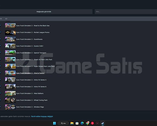 10 DLCLİ ETS 2 HESABI | HARİTA VE TIR PAKETLERİ