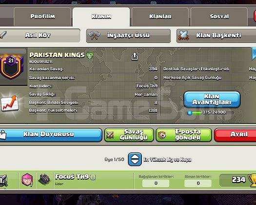 EŞSİZ ve UPUCUZ 21 SV COC FIRSAT KLANI !!