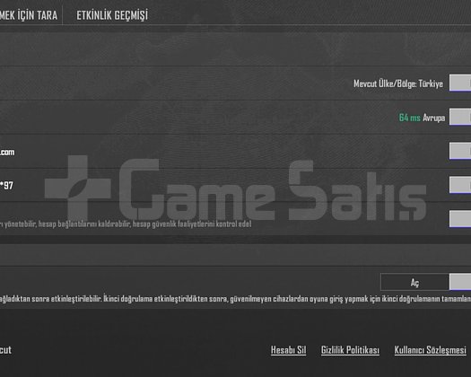 SATILIK PUBG HESABI