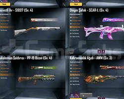 3 adet m416 8 kill mesaj