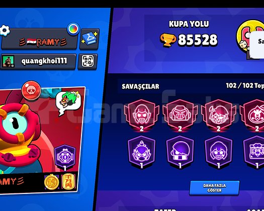 EFSANE BRAWL STARS HESABI