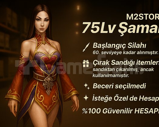 Metin2 Gameforce TR 75 lv. Hesap Özel İlan
