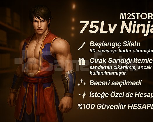 Metin2 Gameforce TR 75 lv. Hesap Özel İlan