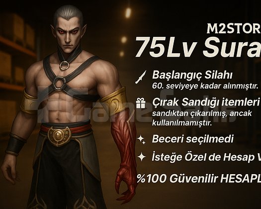 Metin2 Gameforce TR 75 lv. Hesap Özel İlan