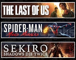 The Last Of Us 1 + Spider Man Miles + Sekiro