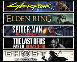 Cyberpunk + Elden + Miles + TLOU2 + Tsushima