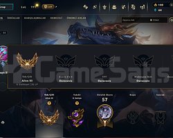 30LV EUW GOLD 3 6 KOSTÜM  60+hero